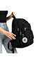 Luxury Patterned Medium Size Backpack with Monkey Keychain Gift - 3