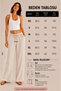 Women's Linen Trousers with Elastic Waist and Loose Fit - 6