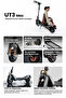 UT3 Max Elektrikli Scooter - 1638W Güç, 28 Eğim, 130 Kg Taşıma Kapasitesi, TCS, Find My - 4