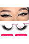 5 Pairs False Eyelashes Natural Appearance, Fluffy Mink Cat Eyes & Fox Eyes, Fine Hairs Fairy Sty... - 4