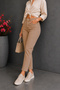 Mom Fit Jean High Waist Boyfriend Cut Lycra Stretch Camel Women's Jeans C599 - 7