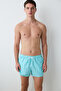 شورت سباحة قصير مخطط سميك للرجال من ماركة Mint - 4