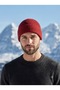 Unisex Sarrow Bere Fo 2569 Rouge Red Premium- Flexible Ribbed Knitted, Folded Winter Hat (Made in Turkey) - 2
