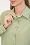 3900 Oversize Long Basic Shirt - Khaki - 5