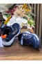 Children's Waterproof Orthopedic Shoes - Navy Blue Orange - 5