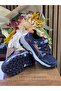 Children's Waterproof Orthopedic Shoes - Navy Blue Orange - 3