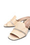 Women's Genuine Leather Heeled Slippers 923 532 Bn Trlk Y23 - 3
