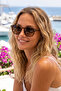 Women's Uv400 Leopard Frame Sunglasses 23012 C8 - 4