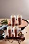 4-Piece Origami Glass Model - Borosilicate Cold Coffee Cocktail Soft Drink Cup 300 ml Gift Straw Set - 2