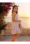 Moda Nazan Zero Sleeve Viscose Dress |   Ethnic Patterned, Sweat-Resistant, Lightweight Summer Dress - 3