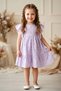 Baby Girl Dress Girls' Dress Birthday Party Wedding Dress Lace Short Sleeve Lined Dress - 3