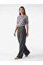 Short Sleeve Crew Neck Color Contrast Layered Knitwear Sweater