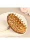 39-Tooth Solid Brass Meridian Brush Wooden Handle Massage Brush Multipurpose Beauty Body Massage ... - 3