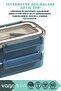 Bento 1600ml Lunchbox New Collection 2 Layers 4 Compartments Stainless Steel Lunch Box with Handle - 2