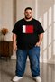 Men's Large Size Short Sleeve Bahrain Flag Printed T-Shirt 3XL 4XL 5XL 6XL 7XL 8XL 9XL