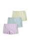 95% Cotton Girls' Boxer Set of 3 / Underpants / Underwear