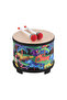 8 inch Drum Percussion Instrument 8-inch Floor Drum for Christmas Birthday Gift Bongo Floor Drums wi - 8