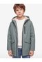 Hooded Zippered Pocket Detailed Waterproof Coat - 2