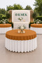 Dertsiz Round Tablecloth Cover |   For Wedding, Event, Organization, Hotel, Restaurants and Home