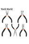 5 Piece 4.5inch Mini Electronic Pliers Diagonal Side Cutting Pliers Cable Wire Cutter Repair Prec...