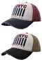 Unisex Vintage Nyc Brooklyn Embroidered Adjustable Baseball Cap Hat Set of 2