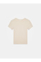32637 Crew Neck T-Shirt-Beige Melange - 5