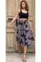 Women's Asymmetrical Cut, Bohemian Style Skirt 3242160