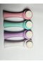 Double-Sided Manual Facial Cleansing and Massage Brush - Blackhead Remover with Exfoliating Effect - Available in Pink, Green, Purple, and White - White - 8