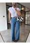Ip Detailled Wi̇deleg Zari̇a Jean Light Blue - 5