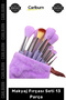 # Makeupset Soft Bristle Professional Cosmetic Makeup Brush Set with Quick-Dry Feature 13 Pieces
