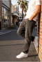 Men's Boyfriend Carrot Cut Smoked Denim Jean Jeans Ke-1107 - 3