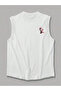 Printed Sleeveless Tshirt Men's Zero Sleeve Clothing Sportswear Oversized T-Shirt