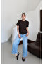 Crew Neck Basic T-Shirt Brown