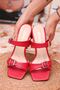 Elv-101 Women's Slippers with Buckle Detail - 3