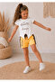 Girl's Premium Top and Bottom Set Dance Printed Modern Cut