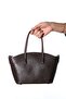 1375 Brown Grain Women's Shoulder Bag - 5
