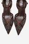 Rachel Brown Satin Stone Detailed Mesh Women's Thin Heeled Evening Dress Shoes - 2