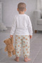 2-13 years old boy and baby 100% cotton relax fit pajama bottoms - 3