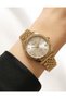 Women's Wristwatch Golden Color Dial Suitable for Daily Use 3 Atm
