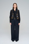Women's Beaded and Sequined Flowy Vest - 3