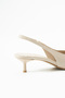 Mocha Pointed Toe Short Heeled Women's Shoes - 6
