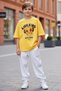 Boy's Printed T-Shirt with Lion Figure, Cotton Summer Comfortable Cut T-Shirt - 2