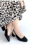 Dier Black Skin Heeled Shoes