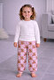 2-13 Years Old Girls' Pajama Bottoms 100% Cotton Combed Cotton Elastic and Cuffed Legs Comfortable Fit Baby Single Bottoms