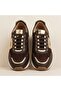 Nora Mesh Leather Sports Shoes - 3