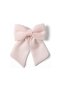 Pink Chiffon Bow Automatic Clip-On Hairpin - Ribbon Hair Accessory with Different Color Options - 2