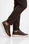 Premium Brown Genuine Leather Men's Casual Shoes 2692 m - 3