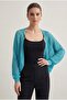 Premium Openwork Thin Knitwear Bolero Cardigan - 2