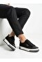 Men's Black Orthopedic Sole Genuine Leather Sneaker Shoes - 2