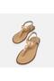 Large Size Women's Flip-Flop Sandals 41-42-43-44-Roz Stone-Embellished - 5